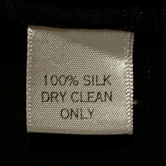 Morgane Le Fay Black Silk Asymmetrical Drape Front Jacket, size S - Picture 13 of 14